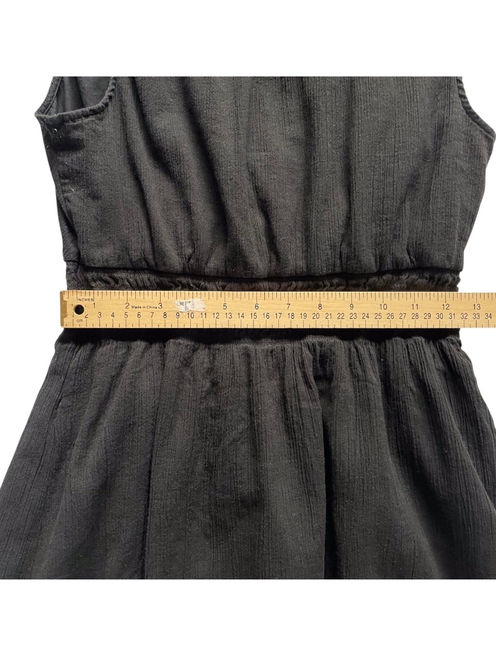 Eddie Bauer Black Sleeveless Lace Trim Lining Women's Dress, 6 - Picture 9 of 12